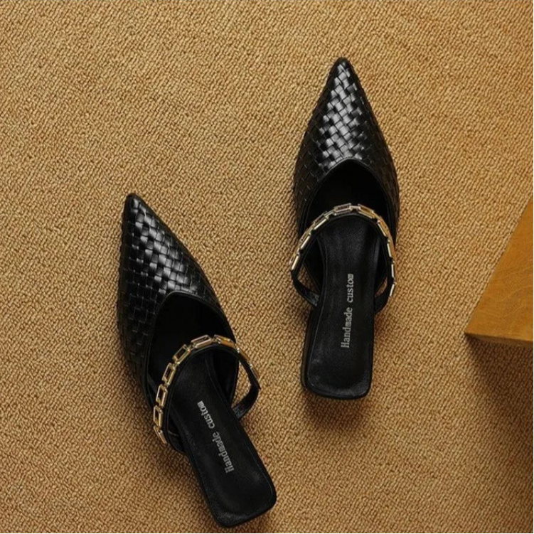 Delmira Pointed Slippers