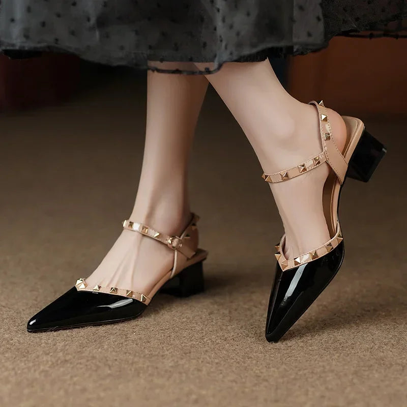 Viana Elegant Spike Sandals